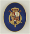 Distintivo metálico Guardia Real